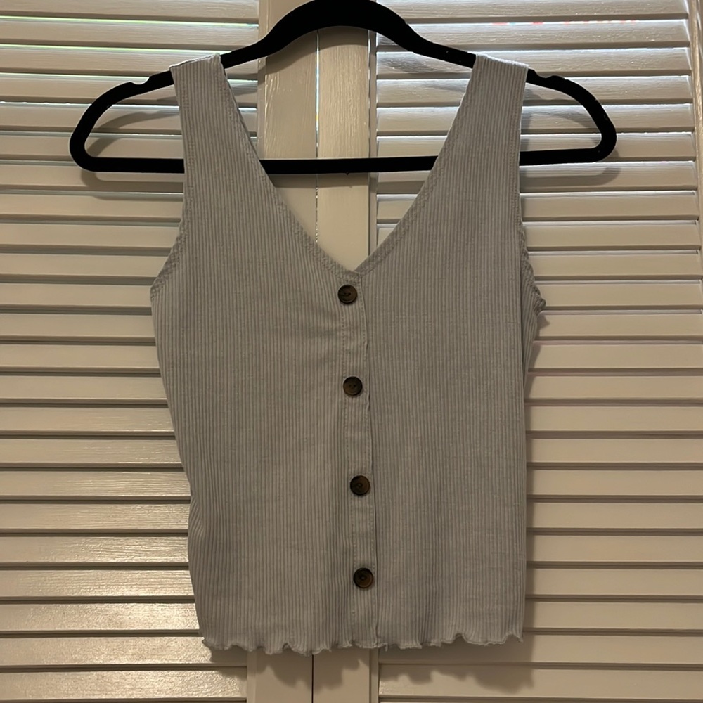 Light blue tank top!